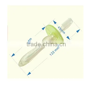 2015 Hottest and Fashionabl FDA&LFGB Silicone Oral Care Baby/kids Toothbrush With Cover thumbnail-3