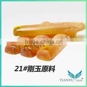 Factory Prices 21# Yellow Synthetic Corundum Rough Stone Wholesaler thumbnail-1