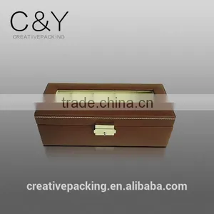 Hot Sale Square Leather Jewelry Box With Pillow Cushion for Fast Delivery thumbnail-1