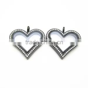 Custom Floating Locket Charms For Floating Heart Locket thumbnail-2