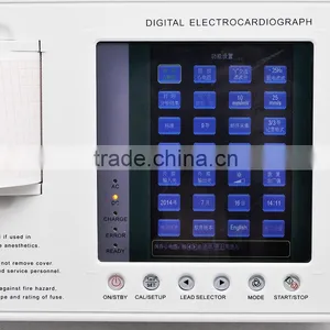 3-channel Color LCD Electrocardiograph Portable ECG EKG Machine thumbnail-6