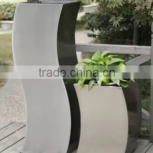 Fashion Design Stainless Steel Bonsai Container and Flowers Pots thumbnail-2