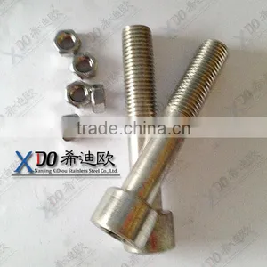 Nickel-base Alloy Inconel600 EN 2.4816 Hex Screw DIN912 Size M16*25 thumbnail-3