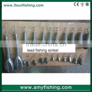 Customized Design Casting Pear Sinker High Quality Lead Sheet for Sinker Diving Weight thumbnail-1
