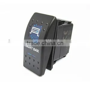 Rocker Switches With LED Light Bar Blue thumbnail-2