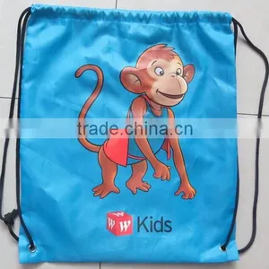 New Custom Polyester Foldable Drawstring Beach Bag thumbnail-1