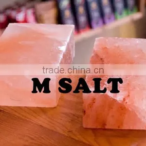 Rectangle Pink Crystal Himalayan Rock Salt Tiles and Bricks thumbnail-1