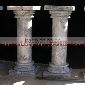 NATURAL STONE BADAL GRAY MARBLE PEDESTALS thumbnail-3