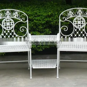 Decorative Antique Bench With One Chair thumbnail-1