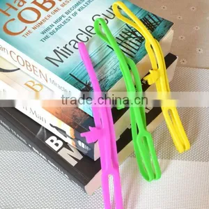 Elastic Band Fancy Gift Finger Style Bookmark Silicone Book Collection Band thumbnail-1