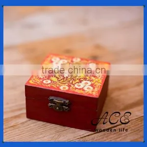 Customization Printing Wooden Box UV Printing Jewel Case Vintage Pattern thumbnail-1