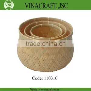 Vietnam Bamboo Unique Basket Shapes thumbnail-1