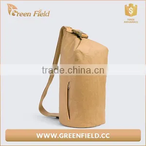 Fashion Washable Karft Paper Bag Single Cross Body Shoulder Bag For Men thumbnail-1