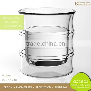 Favorable Price Creative Double-Layer Cow Milk Glass Cup thumbnail-2