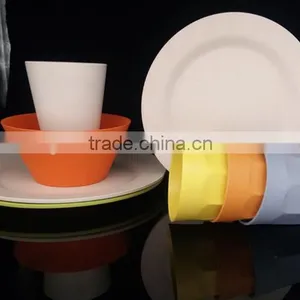 Bamboo Fiber Round Shape Tableware/dinnerware Sets thumbnail-5