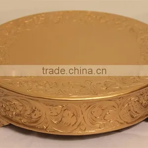 18 Inches Round Metal Wedding Cake Stand thumbnail-1