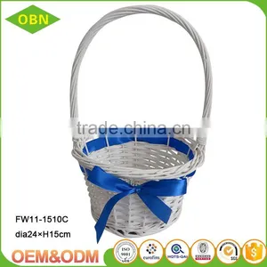 Wholesale High Quality Handmade Cheap Bulk Chic Vintage Empty Woven Wicker Gift Basket thumbnail-3