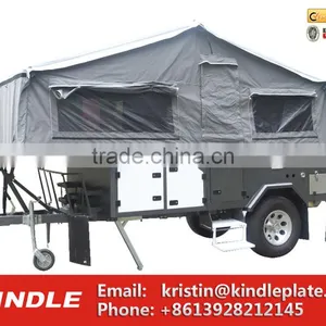High Quality Rear Folding Tent Camping Trailer Car Camper thumbnail-5