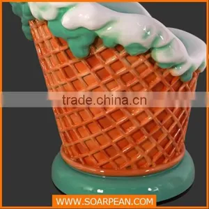 Custom Fiberglass Ice Cream Chair thumbnail-2