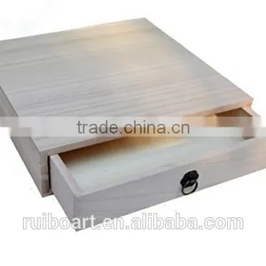 China Factory Supply Cheap Paulownia Wooden Box thumbnail-1