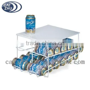 Metal Beer Can Dispenser Rack, Holds up to 24 Beer Cans thumbnail-1