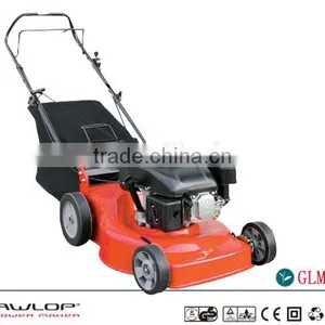 4 Stroke 4HP Gasoline Powered Lawn Mower With High Rear Wheels thumbnail-1