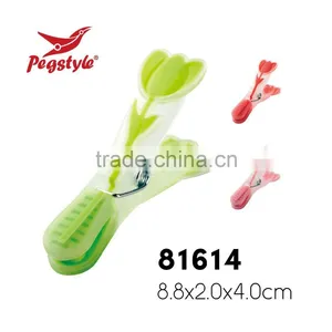 Eco-friendly Houseware TPR Material Soft Grip Decorative Clothespin thumbnail-1