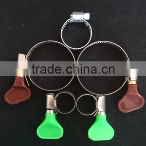 12mm Germany Style Bufferfly Double Bolt Hose Clamps T Clamps thumbnail-3