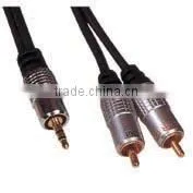 3.5mm Stereo Plug to 2*RCA Plug Cable VK30231 thumbnail-1