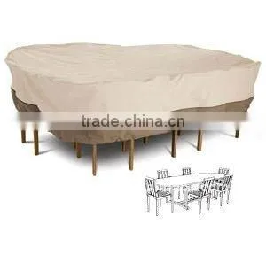 Domestic Rectangle Patio Table and Chair Cover thumbnail-1