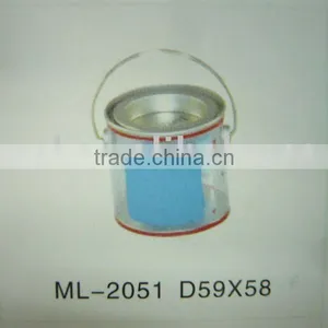 Clear PET Tin Box With Handle thumbnail-1