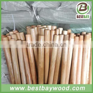 10 Days Fast Delivery Varnish Coated Wooden Broom Handle thumbnail-4