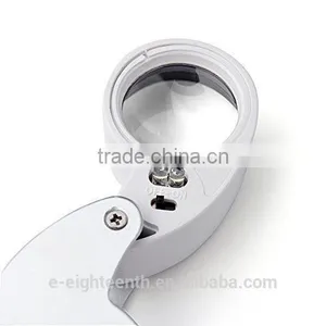 MG21011 Flexzion Illuminated Jeweler Loupe 40X 25 mm Glass Lens Eye Magnifier Magnifying thumbnail-1