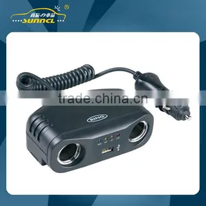 12V Multisocket With USB Car Charging Socket for IPhone , Tablet thumbnail-1