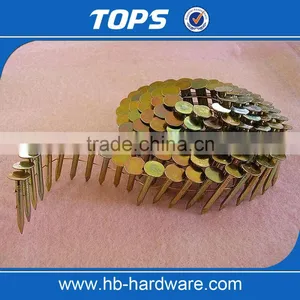 Cheap Price Painted Pallet Coil Nails/ Coil Roofing Nails Smooth Shank Factory thumbnail-1
