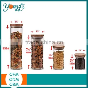 Glass Food Spice Kitchen Storage Container Glass Jar With Lid thumbnail-5