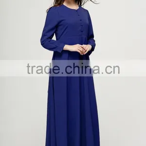 Kaftan Abaya Muslim Wear Arabian Maxi Women Abaya Dresses ,Saudi Arab Style Thobe Women Dubai Abaya thumbnail-2