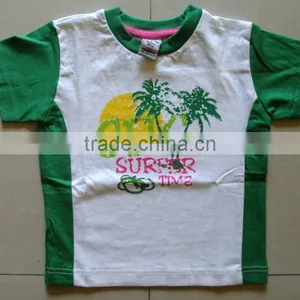 Nice Design High Quality Children Printed Cotton T-shirt thumbnail-1