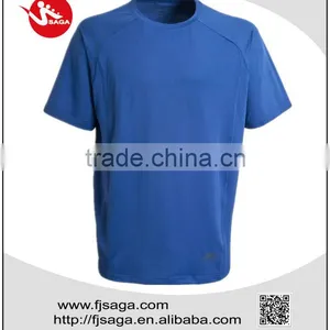 Men's Round Neck Polyester Dri Fit Flat Flock Short Sleeve T-shirt thumbnail-1