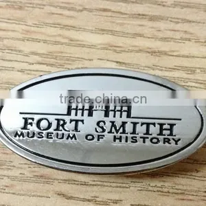 Custom Campany& Brand Logo Metal Charm High End Custom Logo Nameplate Charm Custom Own Logo Badge Emblem Charm for Souvenirs thumbnail-4