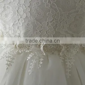 New Child Vietnam 0-2 Years Old Baby Dress Model Newborn Baby Birthday Party Dress Flower White Girl Fluffy Dresses For Wedding thumbnail-5