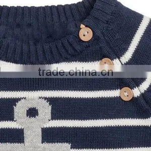 New Fashion Stripe Modern Hot Little Boy Sweater thumbnail-2