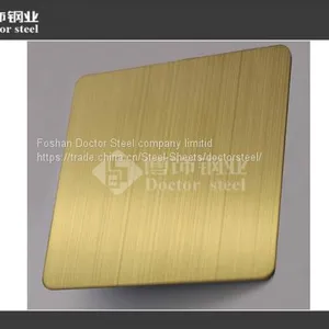 AISI 304 HL Surface Stainless Steel Sheet/plate,golden Stainless Steel Plate thumbnail-1