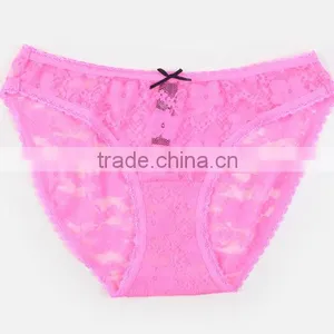 Custom Eco Friendly 90%Nylon 10%Spandex Lace Style Sexy Lady Underwear thumbnail-3