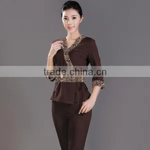 Custom Fashion Design Wholesale Price Spa Beauty Salon Uniform for Nail Salon thumbnail-5
