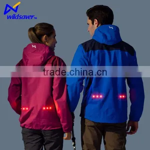 New Outdoor Safety LED Waterproof Pullover Windbreaker Jacket thumbnail-2