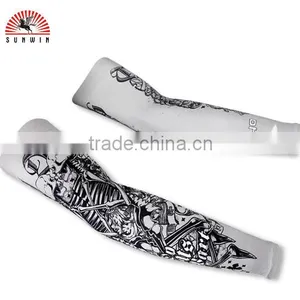 High Quality Custom Sublimation UV Sun Protection Lycra Arm Cool Sleeves thumbnail-1