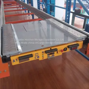 Industrial Radio Pallet Shuttle Racking For Cold Food And Freezing Sea Food Warehouse Storage thumbnail-1