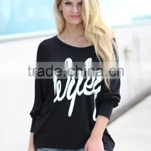 Women Fashion One Shoulder Long Sleeve Ladies Blouse and Top for Wholesale 2017 thumbnail-5