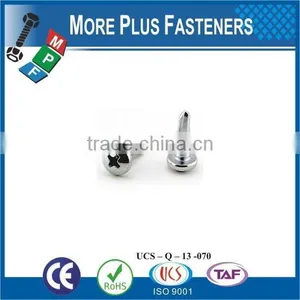Made in Taiwan ALL METAL Tek Screws Pan Head Self Drilling thumbnail-3